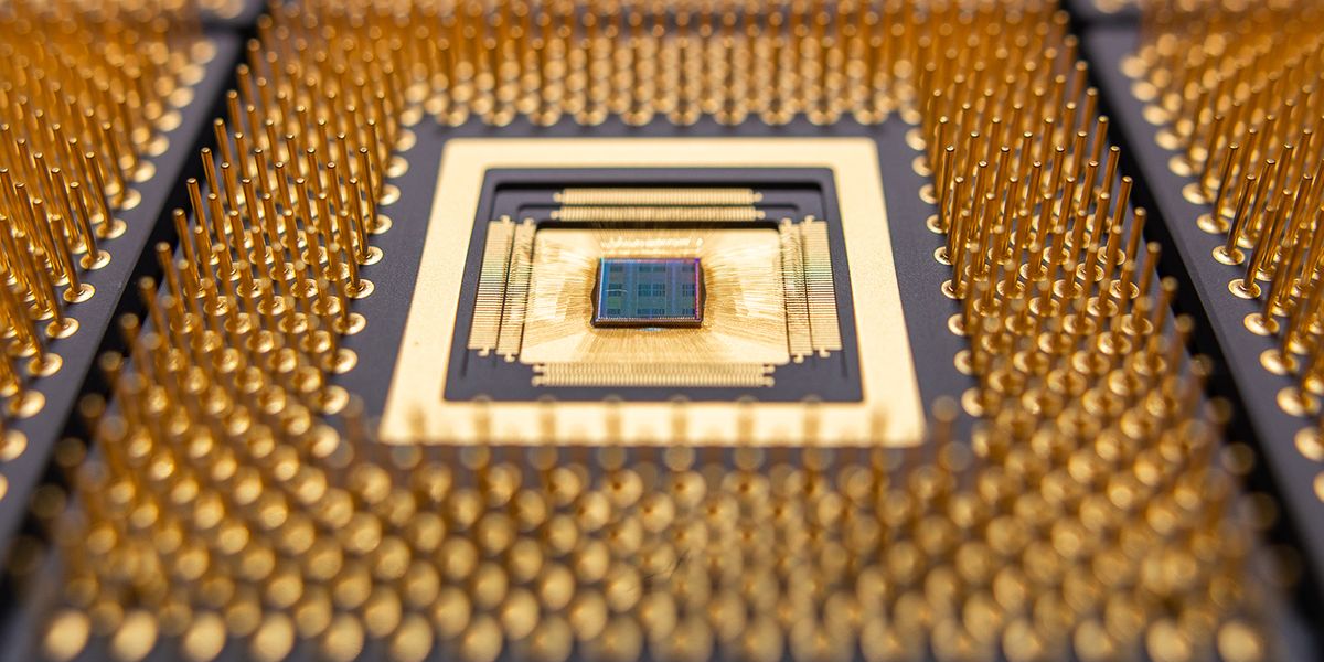 Princeton researchers have totally reimagined the physics of computing to build a chip for modern AI workloads, and with new U.S. government backing they will see how fast, compact and power-efficient this chip can get. An early prototype is pictured above. Photo by Photo by Hongyang Jia/Princeton University
