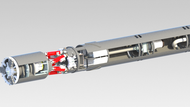 The Groundhog Beta tunnel boring machine