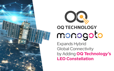Monogoto Expands Hybrid Global Connectivity by Adding LEO Constellation from OQ Technology