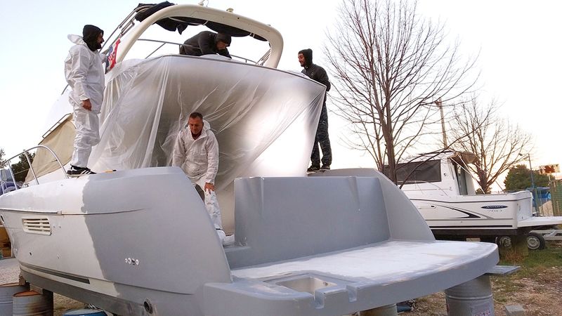 3D printed yacht stern extension by Velum Nautica.