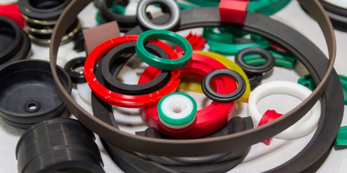 Rubber is a suitable material for parts like seals and gaskets