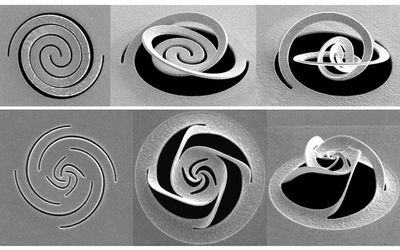 Kirigami-inspired technique manipulates light at the nanoscale