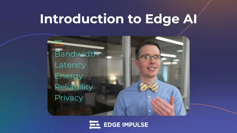 Get Certified with our new Introduction to Edge AI Course