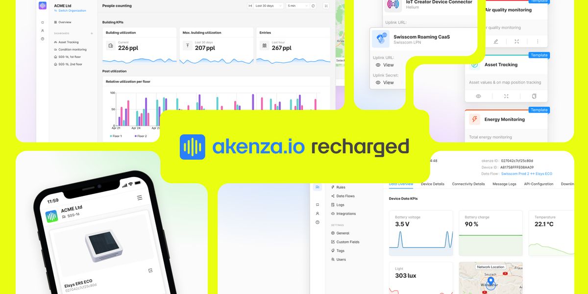 Introducing the latest update of akenza