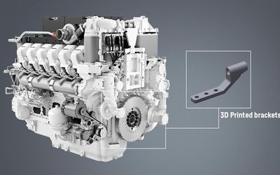 Full Metal Additive Manufactured Engine Bracket