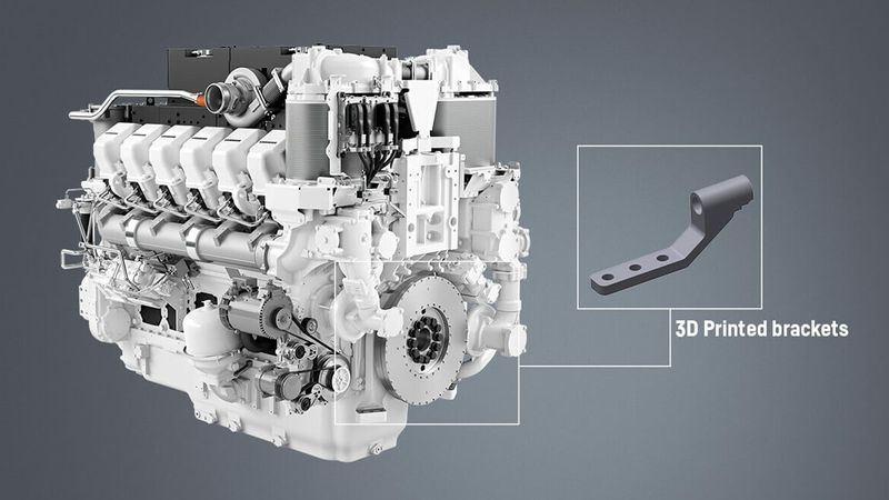 Full Metal Additive Manufactured Engine Bracket