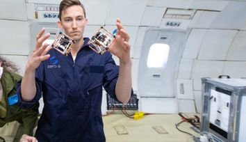 Robotic cubes shapeshift in outer space