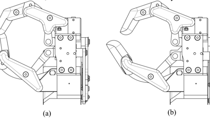 Hand grip patterns. (a) Precision grip, four fingers and thumb are flex