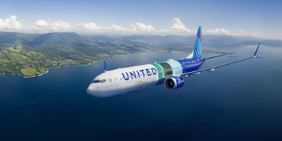 Boeing is working with NASA, DLR and United Airlines to test how sustainable aviation fuel (SAF) affects contrails and non-carbon-dioxide emissions and reduces the fuel's impact on the climate throughout its lifecycle. Boeing's second ecoDemonstrator Explorer, shown here, a 737-10 built for United Airlines, will fly on 100 percent SAF and conventional jet fuel in separate tanks and alternate fuels during the tests. Credit: Boeing