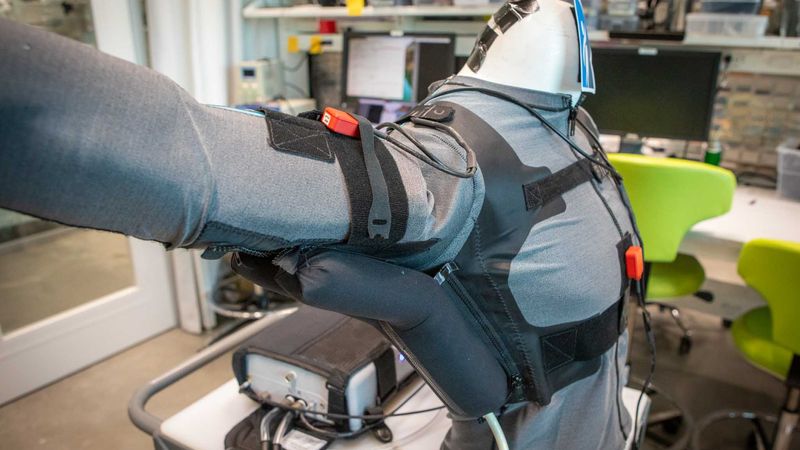 A Wearable Robot That Learns