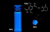 Displays, imaging and sensing: New blue fluorophore breaks efficiency records in both solids and solutions