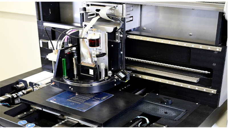 Inkjet printed wirebonds for sensor interconnections