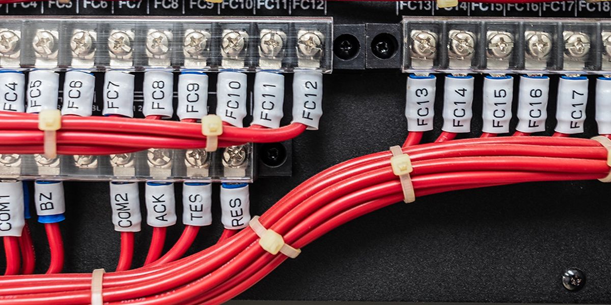Control Panel Wiring Colour Codes