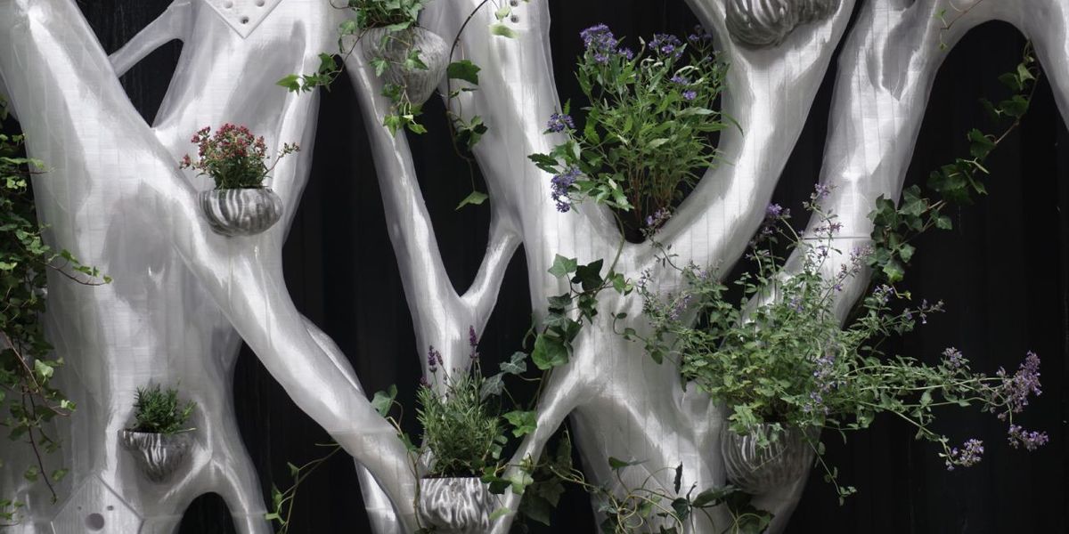 Green Wall Developed with Generative Design 