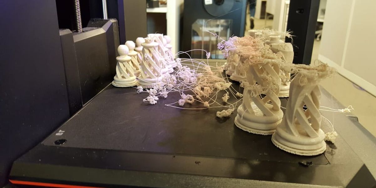 3D printer stringing is a common problem in FDM printing