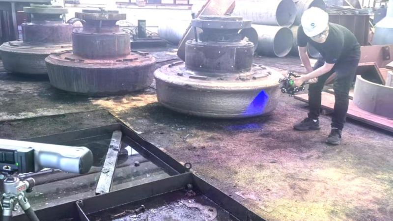 3D Scanning for Grinding Roller Shell Inspection: Enhancing Efficiency, Precision, and Repair Quality