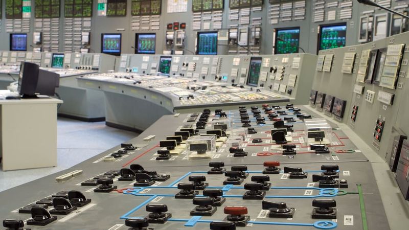 Control center of a neuclear power generation plant 