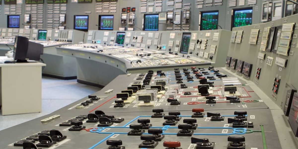 Control center of a neuclear power generation plant 