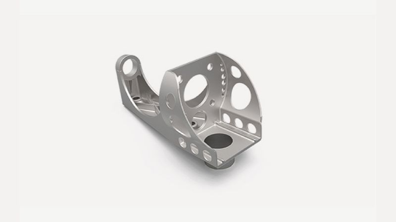 Aluminium alloys are often used for quick-turn automotive components like this metal bracket