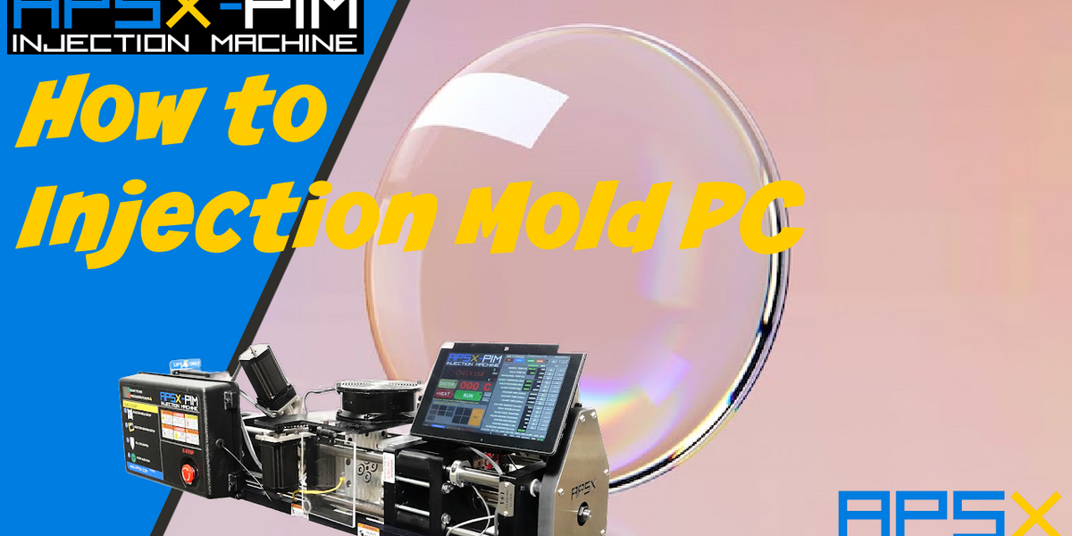 How to injection mold polycarbonate