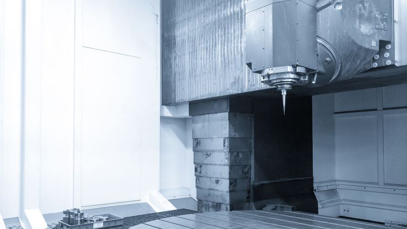 A large-scale CNC machine.