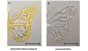 Used cooking oil from McDonalds: a sustainable material for 3D printing