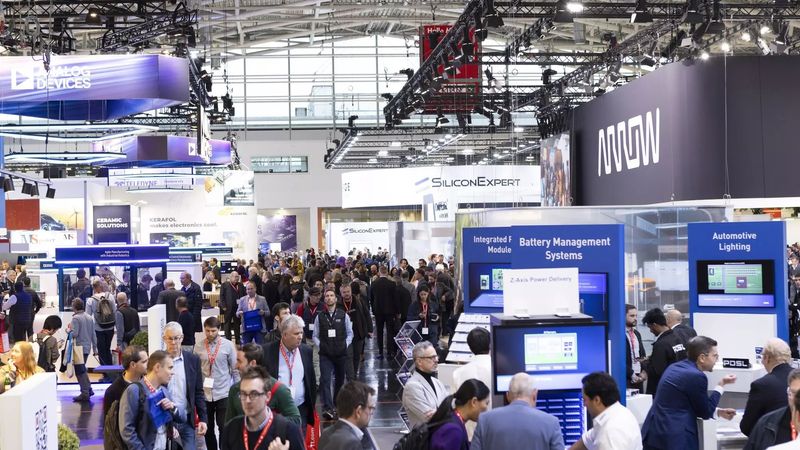Over 80,000 visitors and 3,400 exhibitors attended this year's Electronica in Munich. Image source: Electronica.