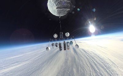 Students Launch Stratosphere Satellite to Analyze Bone Tissue Formation in Low Gravity