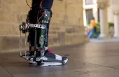 Stanford exoskeleton walks out into the real world