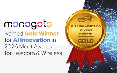 Monogoto Named Gold Winner for AI Innovation in 2026 Merit Awards for Telecom & Wireless