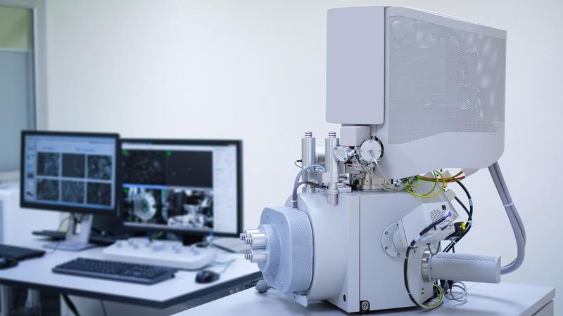 Scanning Electron Microscope (SEM) Machine in Laboratory