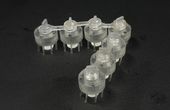 Robots made of linked particle chains