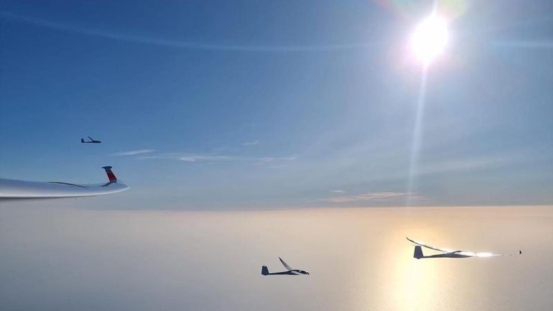 Gliders crossing the Mediterranean towards Spain © 2024 EPFL/Michael Witschi - CC-BY-SA 4.0