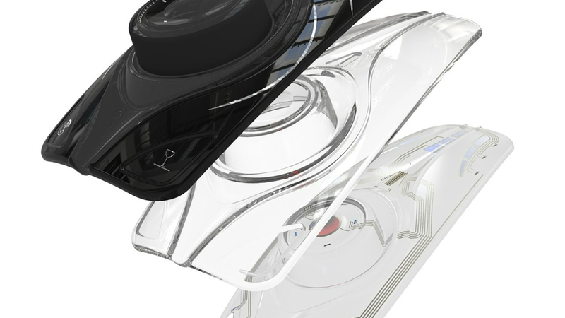 Complex 3D Electronic Shapes with Particle-Free Inks