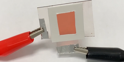 Video of a demonstration device of the magenta material