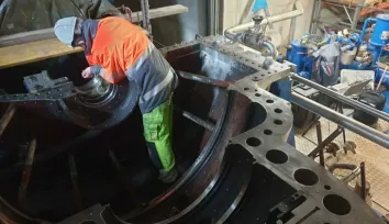 3D scanning of a steam turbine