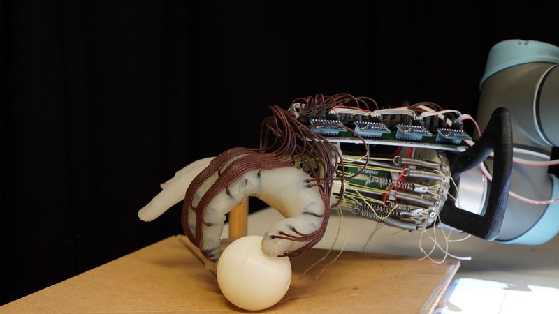 It's all in the wrist: energy-efficient robot hand learns how not to drop the ball