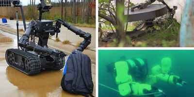 RE2 Robotics' mobile robot arms operate in varying environments, including underwater.