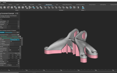 Topology Optimization Additive Manufacturing Constraints in nTopology