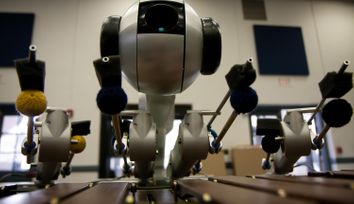 Robot Uses Deep Learning and Big Data to Write and Play Its Own Music
