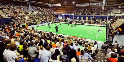Tech United is the defending champion in the Middle Size League of the RoboCup, the most spectacular robot soccer. They have already been the world champion seven times. Photo: Bart van Overbeeke