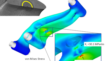 Fracture Mechanics Analysis of Topology-Optimized Parts