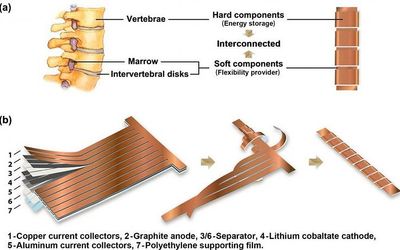 Engineers Develop Flexible Lithium Battery for Wearable Electronics