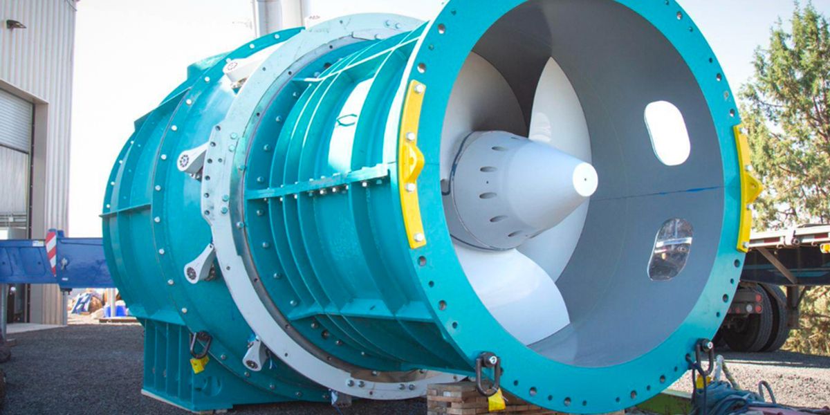 A fish-safe turbine designed by Natel Energy. Image: Courtesy of Natel Energy