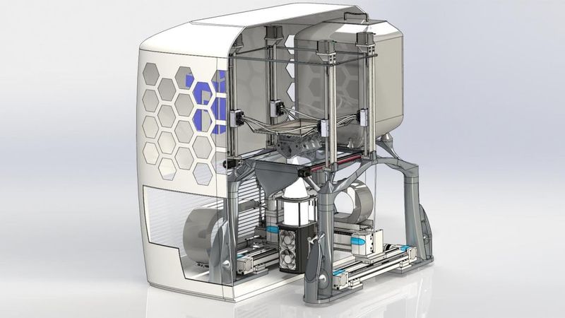 The SLEDM CAD model as designed by the team at TU Graz. Credit: TU Graz