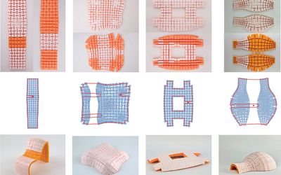 One pull of a string is all it takes to deploy these complex structures