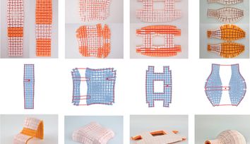 One pull of a string is all it takes to deploy these complex structures