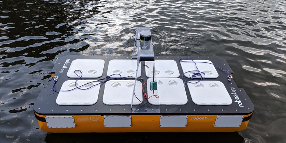 The latest version of MIT's autonomous boat is now 2 meters long and capable of carrying passengers.  Credits:Photo courtesy of the researchers.