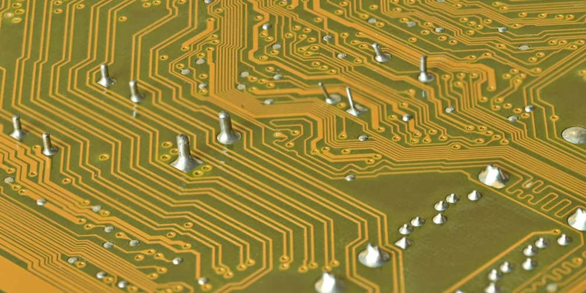 Solder Joints on Circuit Board