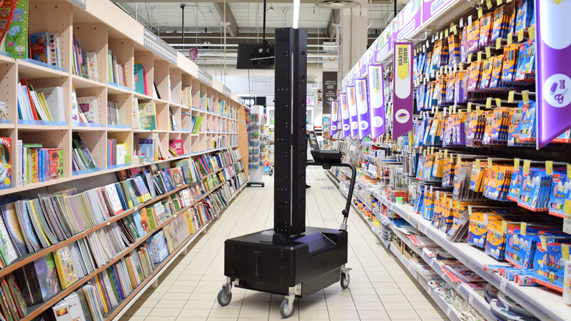 ERIS, the semi-autonomous retail robot